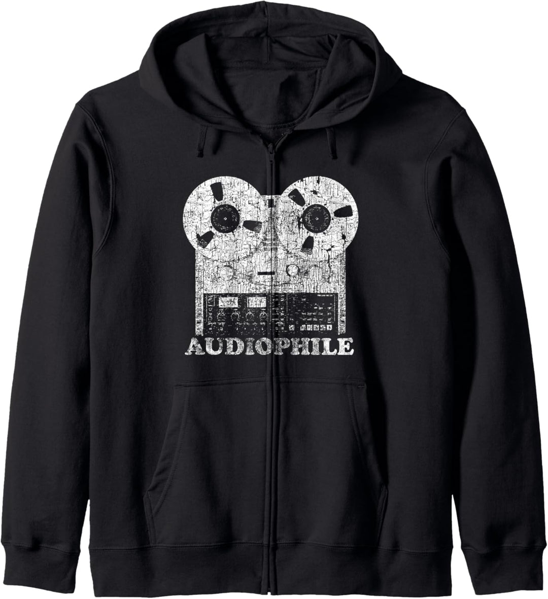 Audiophile - Reel to Reel Tape T-Shirt Kapuzenjacke