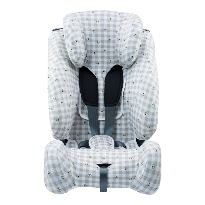 JYOKO Kids Bezug kompatibel mit Klippan Triofix, Century (Picnic Vichy, KLIPPAN Century)