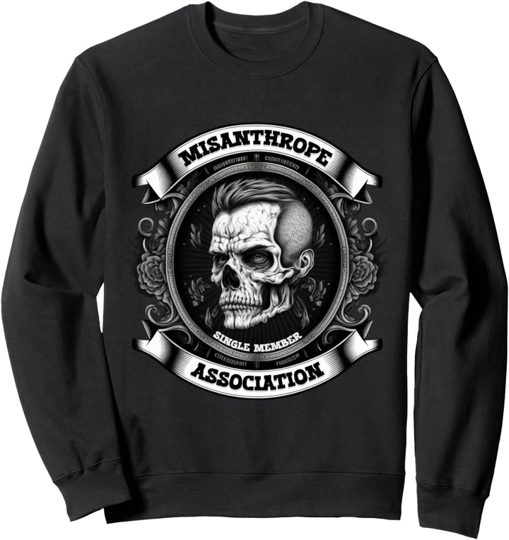 Misanthrop Einzelgänger Statement Sweatshirt