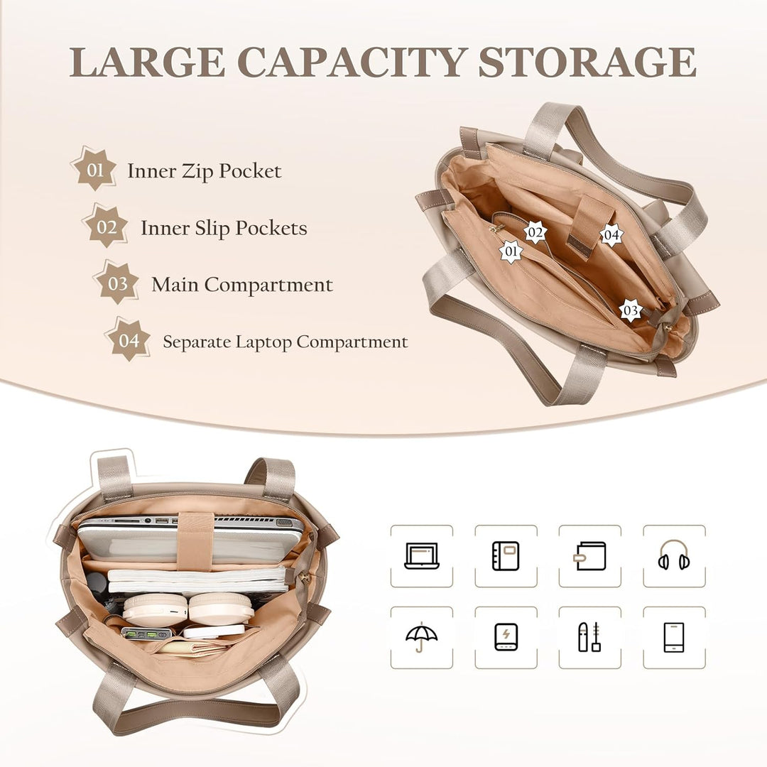 GOLF SUPAGS Convertible Laptop-Rucksack für Frauen Casual Daypack Notebook Tote Bag für Arbeit Hochs
