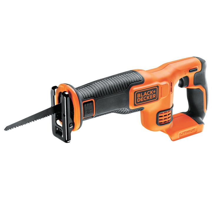 BLACK*DECKER Säbelsäge Akku (18V, 22 mm Hublänge, max. 110 mm Schnitttiefe, flexibler Sägeschuh, erg