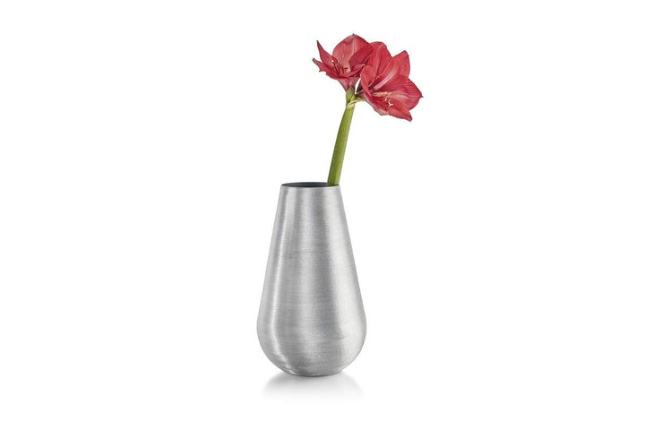 Philippi Lara Vase, Aluminium, Silber, 17 x 17 x 32 cm, 17 x 17 x 32 cm