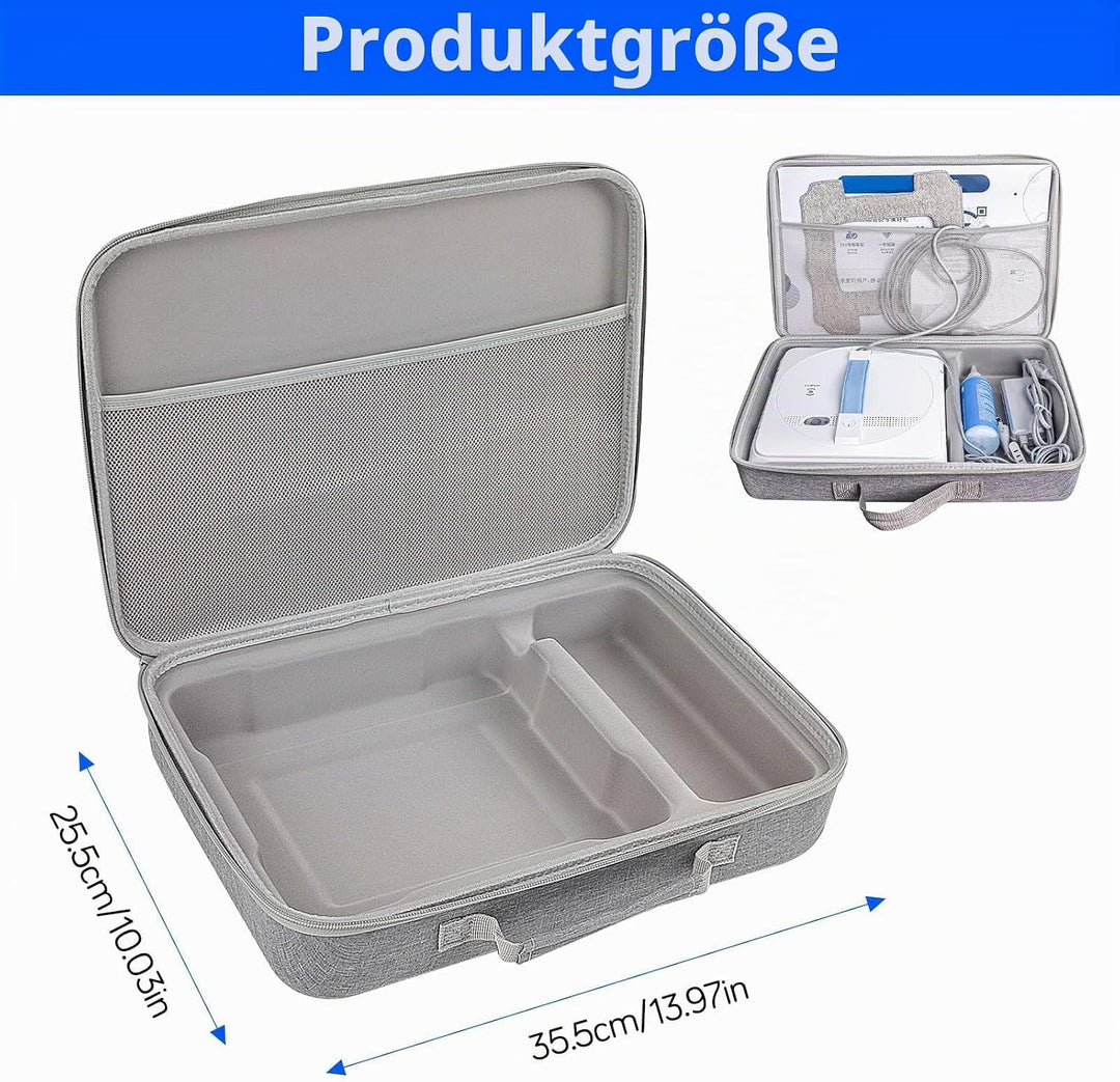 EVA Aufbewahrungsbox für Ecovacs Fensterputzroboter Winbot Mini, tragbare Hartschalen-Organizer für