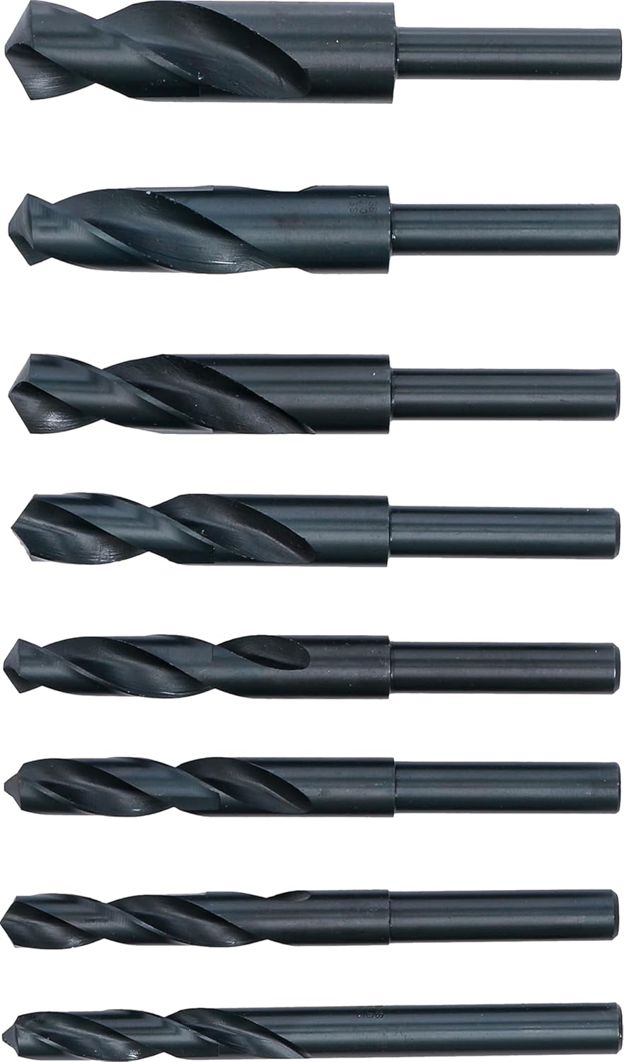 BGS 2019 | HSS-Bohrer-Satz | 8-tlg. | 13 - 25 mm | XXL | 13 mm Schaft für alle