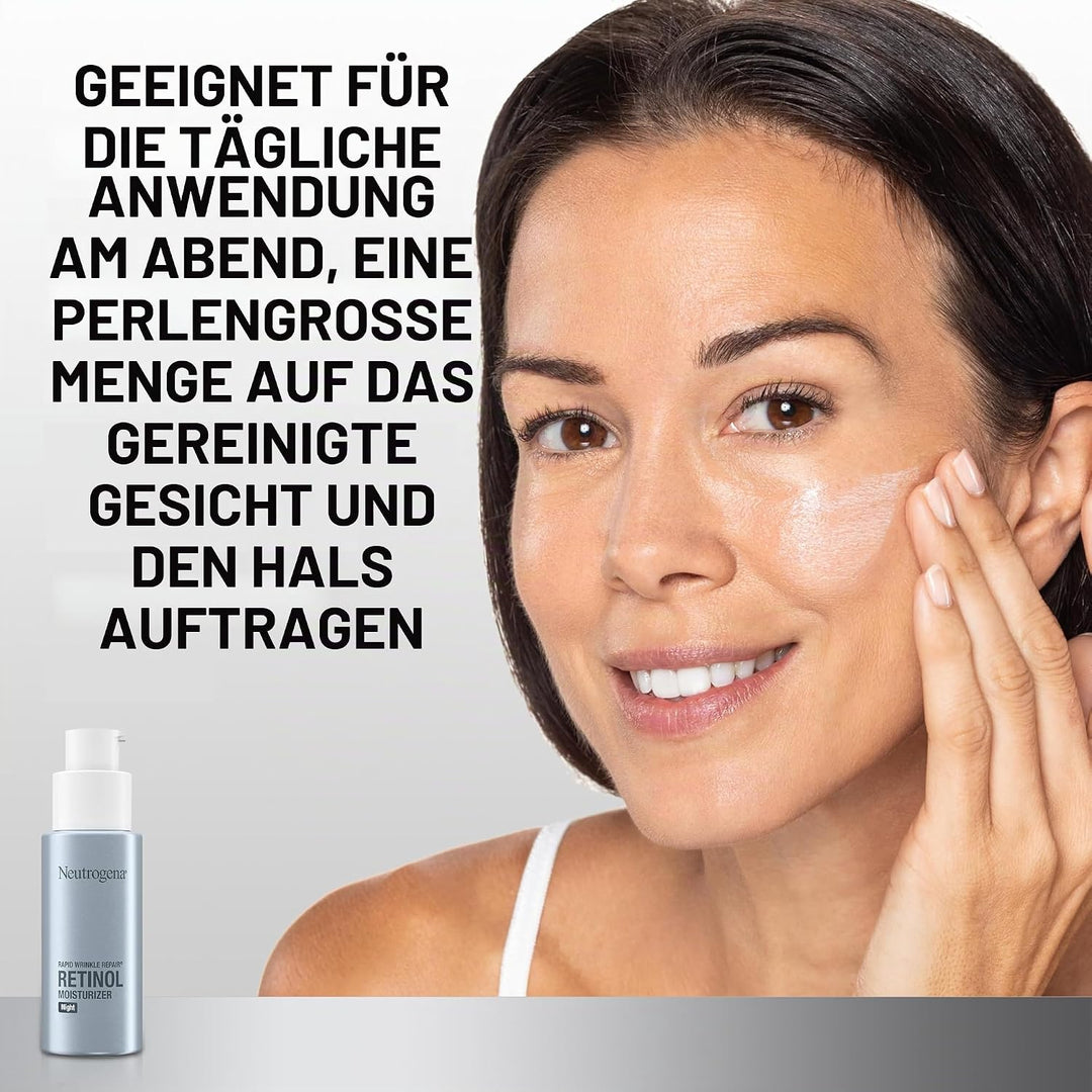 Neutrogena Rapid Wrinkle Repair Night Moisturizer - Nachtpflege, feuchtigkeitsspendend - Anti Agin,