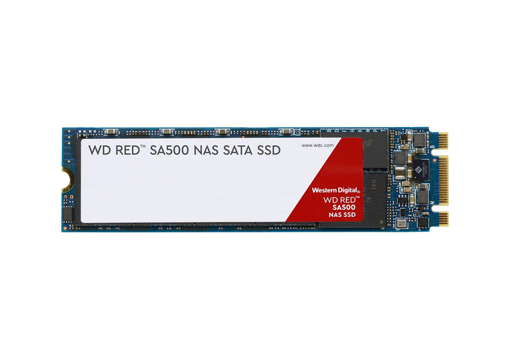 WD Red SA500 NAS SATA SSD WDS500G1R0B Solid-State-Laufwerk, 500 GB, intern, M.2 2280, SATA 6 Gbit/s,