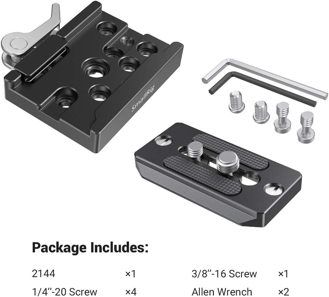 SMALLRIG Quick Release Clamp Und Platte für Arca Swiss Standard - 2144