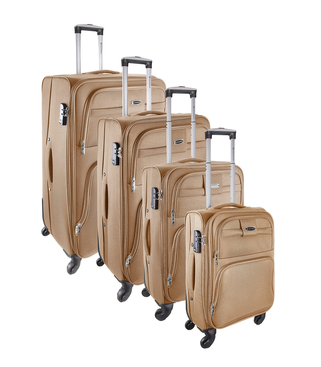 Goldhofer® Reisekoffer Set in 4 Grössen und 4 Farben (Beige)