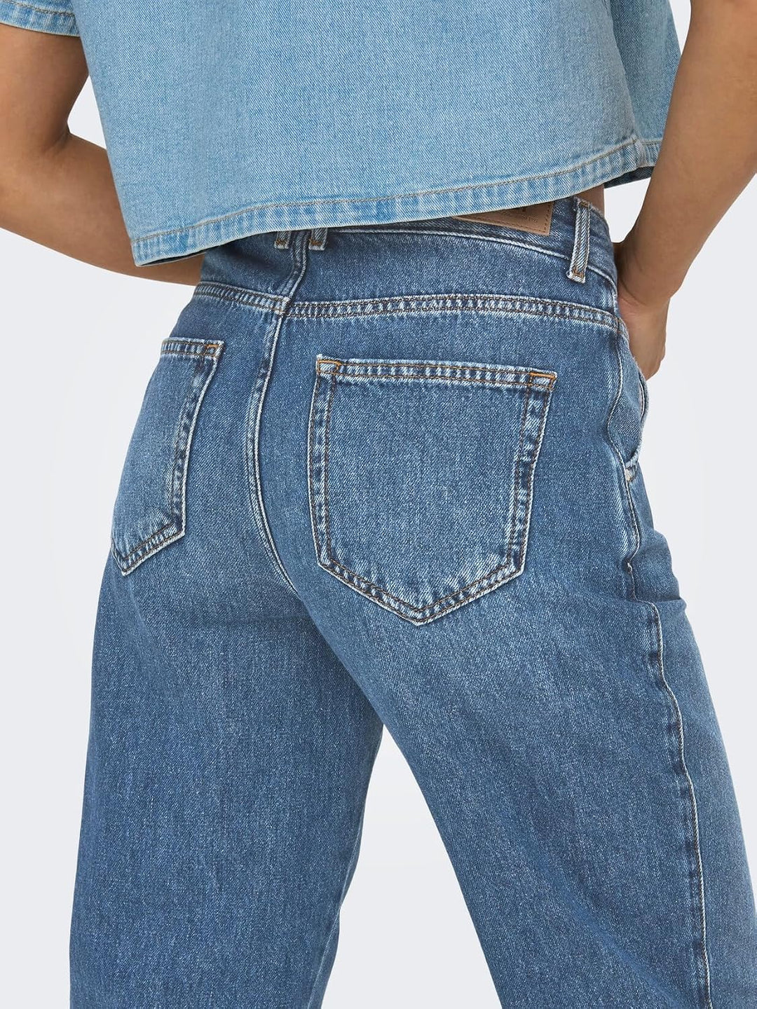 ONLY Female Karotte ONLTROY Hohe Taille Karotte Jeans XS / 32L Medium Blue Denim, XS / 32L Medium Bl