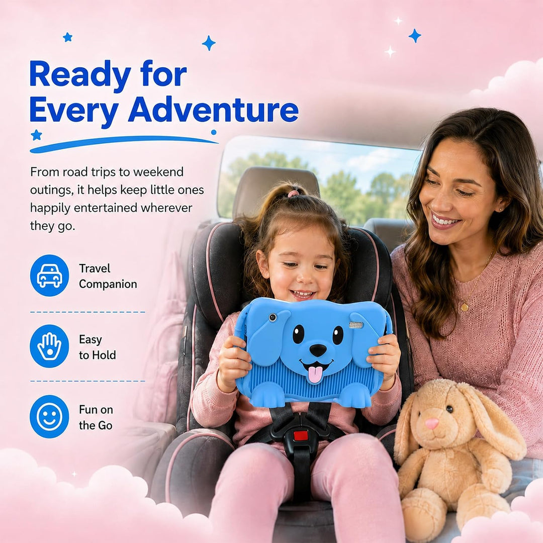 Kinder Tablet 7 Zoll Android Tablet für Kinder 32GB Kids Tablets mit WLAN Schutzhülle Kindersicherun