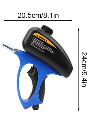 Handgehaltener Sandstrahler, pneumatischer Sandstrahler, rutschfest, rostfrei, Rostentferner für Obe