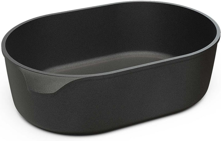 Hoffmann Gänsebräter 40x27 cm – grosser Aluguss Bräter 8,5 Liter, antihaftbeschichtet, für Induktion