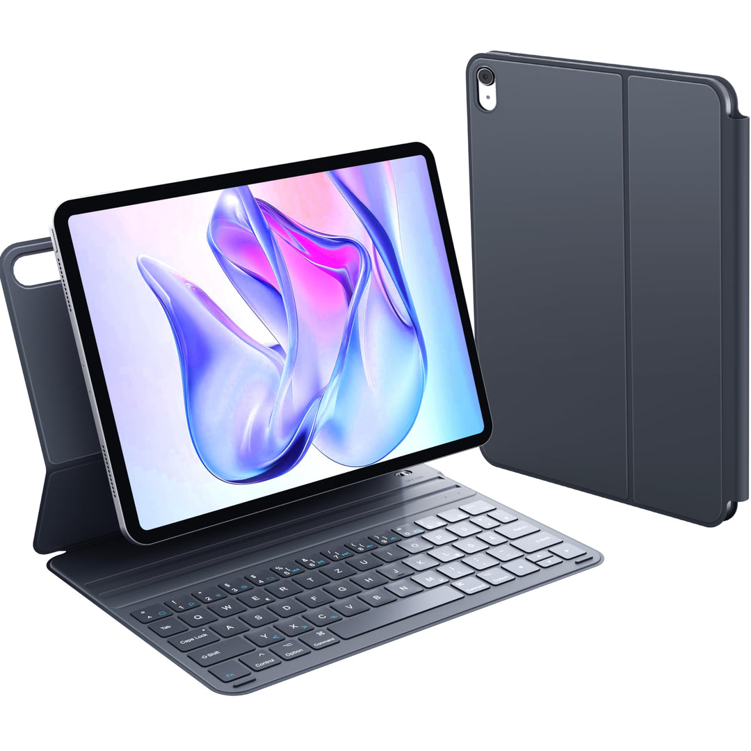 CHESONA Hülle mit Tastatur für iPad 10 Generation/11 Gen A16 2025, Ultraschlankes & Leichtes Design,