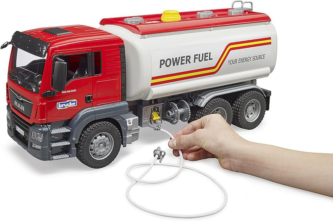 bruder 03775 - Man TGS Tankwagen - 1:16 LKW Lastwagen Transporter Fahrzeug Tankstelle Spielzeug
