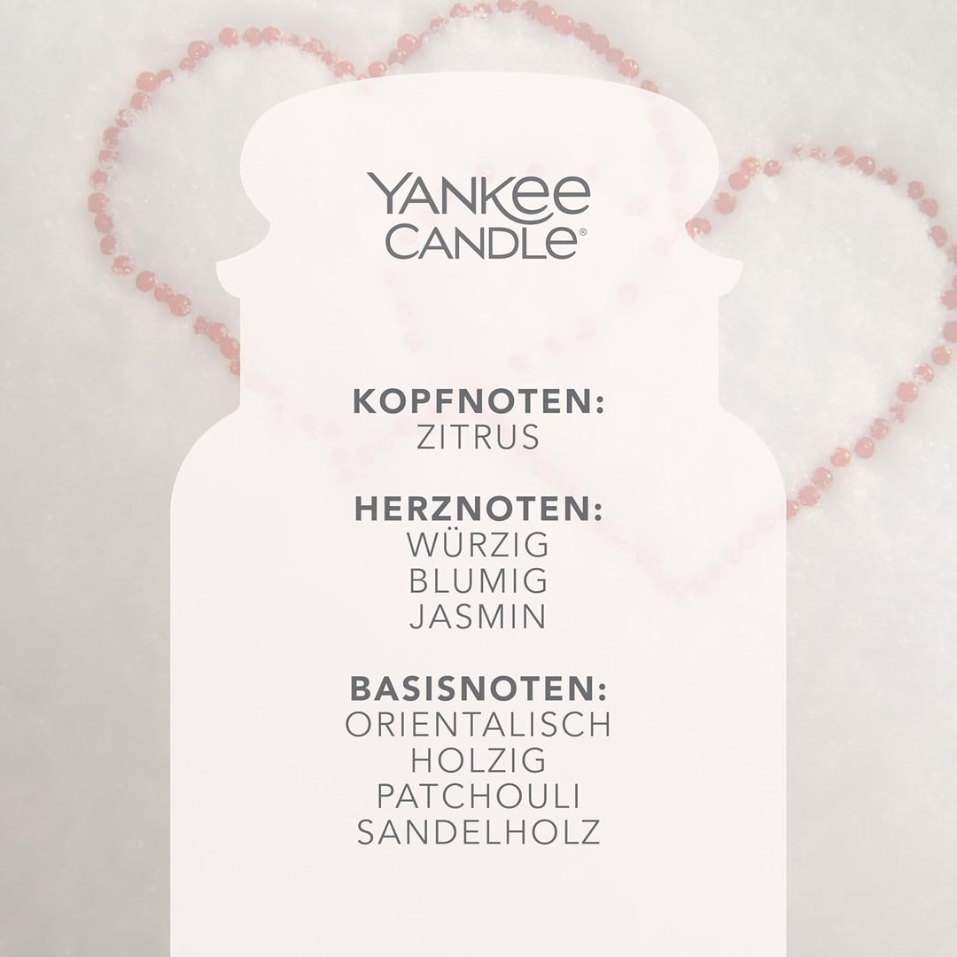 Yankee Candle Duftkerze im grossen Jar, Snow in Love, Brenndauer bis zu 150 Stunden Snow in Love Gro