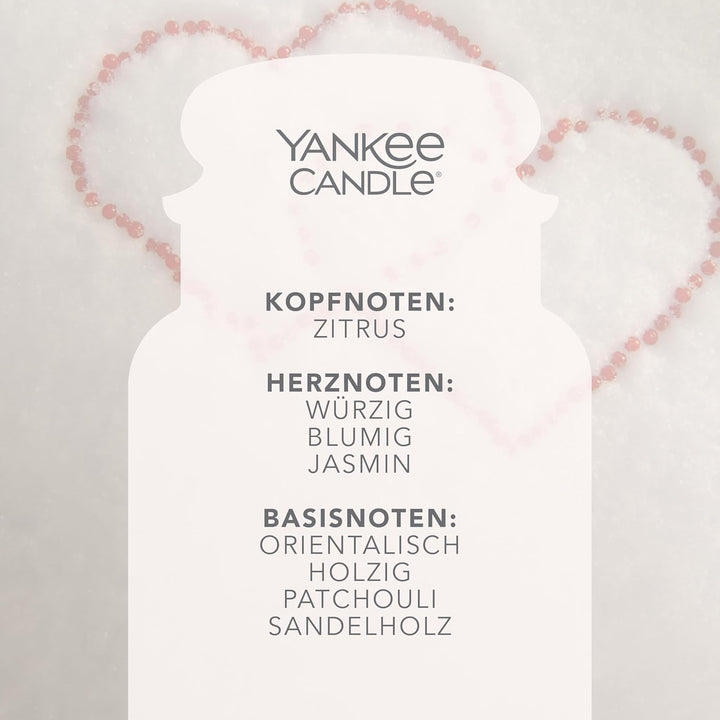 Yankee Candle Duftkerze im grossen Jar, Snow in Love, Brenndauer bis zu 150 Stunden Snow in Love Gro