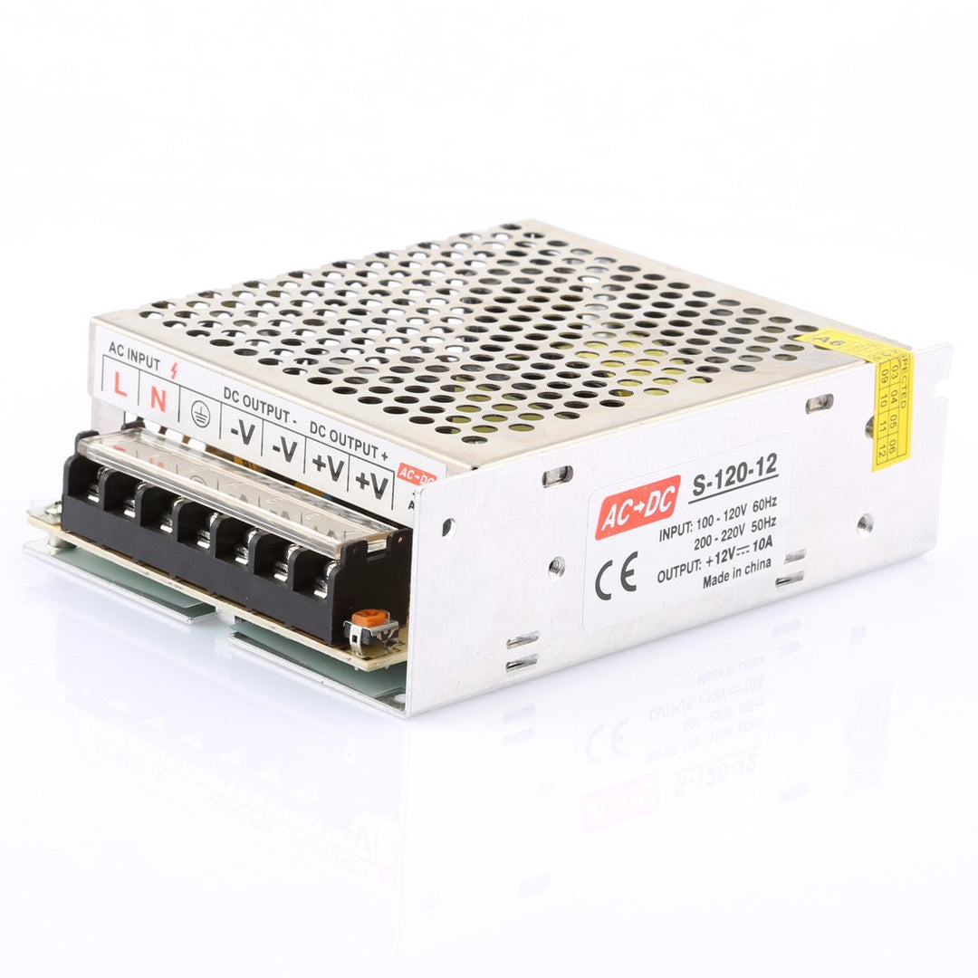 LEDMO Schaltnetzteil 12V 10A, AC/DC Netzteil Adapter Transformator für LED Streifen Lichter, Schaltw