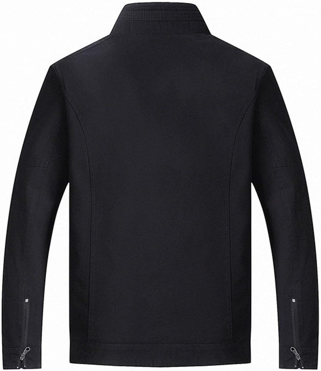 Fleece Cardigan Zip Jacke Herren Winterjacke Lässiger Stehkragen Warm Plus Samt Dicker Mantel aus re