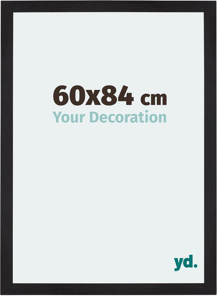 yd. Your Decoration - Bilderrahmen 60x84 cm - Bilderrahmen aus MDF mit Acrylglas - Antireflex - Ausg