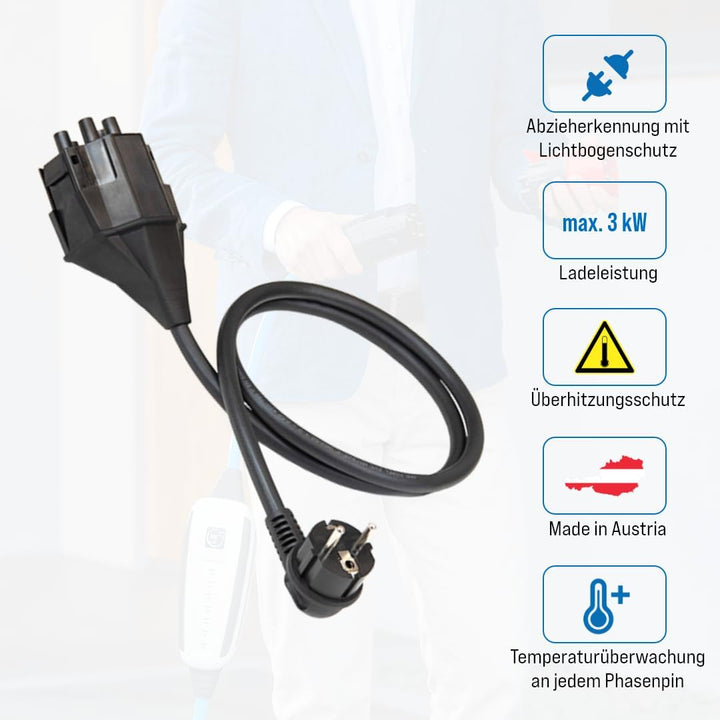 NRGkick Steckeraufsatz Typ E+F Schuko 13A (EU) DINITECH 20001005