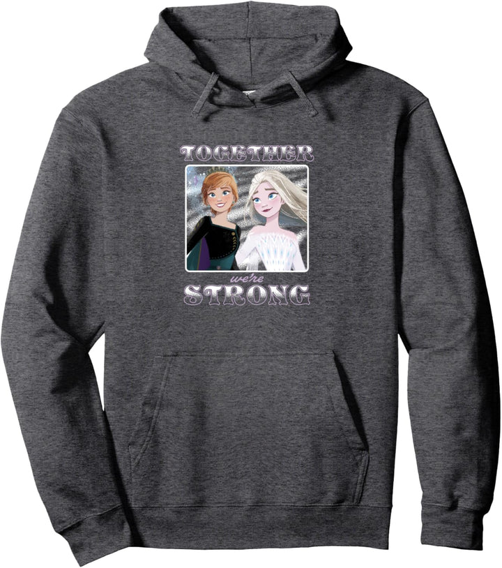 Disney Frozen 2 Anna & Elsa Together We're Strong Pullover Hoodie