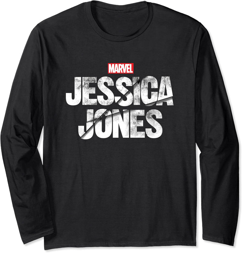Marvel Jessica Jones Logo Langarmshirt