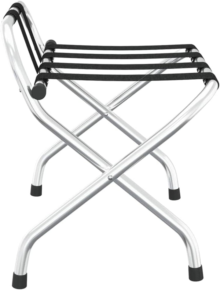 Gepäckträger mit Rückenlehne aus stabilem Metallgestell, 56 x 39 x 52 cm, klappbar und platzsparend,