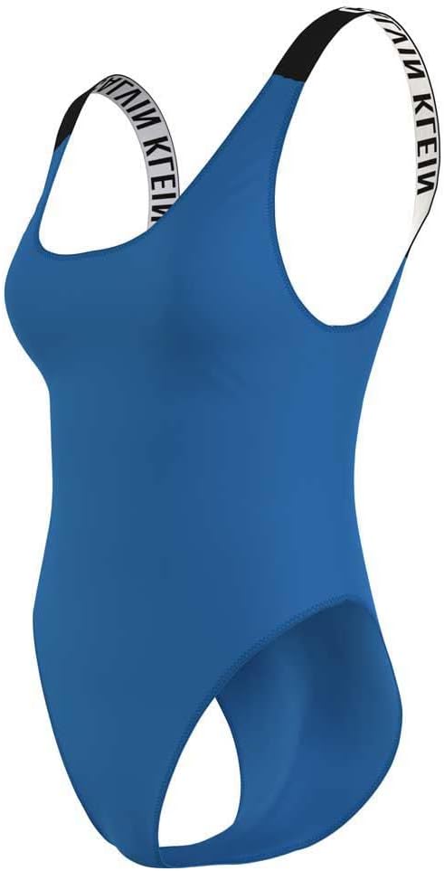 Calvin Klein Damen Rückenausschnitt, XS Blau (Dynamic Blue)