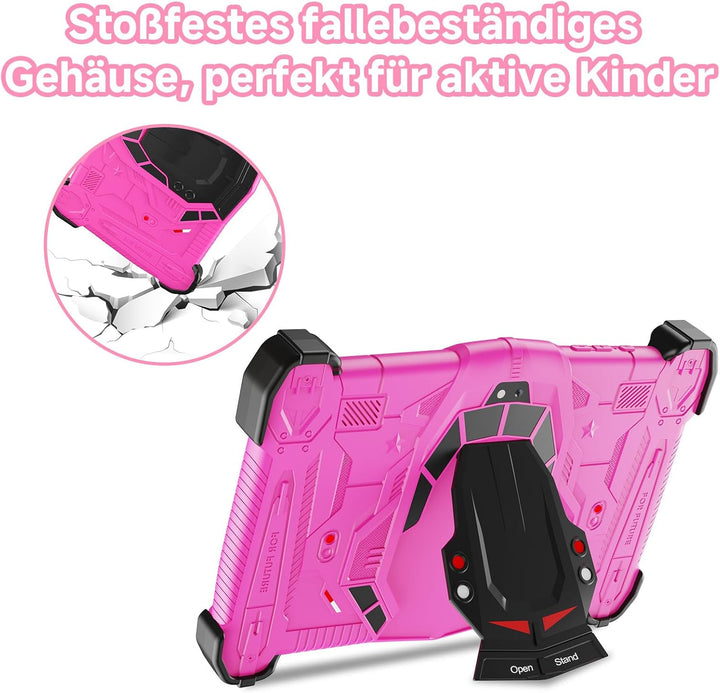 EagleSoar Kinder Tablet 7 Zoll Android 15, Tablet Kinder mit 10GB RAM+64GB ROM+TF 1TB, Kindersicheru