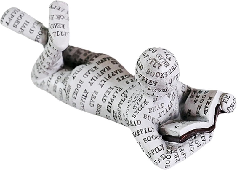 PIGPIGFLY Leserstatue,Deko Figuren,Deko Wohnzimmer,Home Store Dekoration, Leser,Modern Abstract Kuns