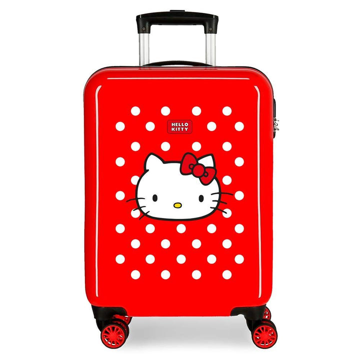 Hello Kitty Castle Kabinenkoffer Rot 38x55x20 cms Hartschalen ABS Kombinationsschloss 35L 2,3Kgs 4 R
