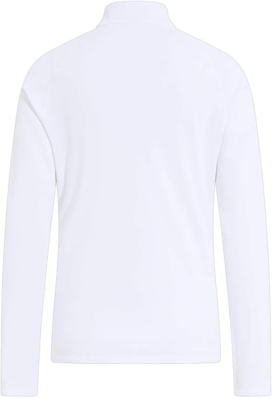 Odlo Damen Besso Half Zip Longsleeve XL White - Folkstone Gray, XL White - Folkstone Gray