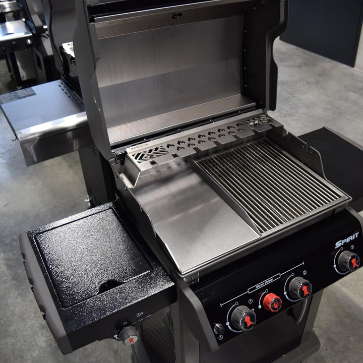 Grillrost.com Das Original Edelstahl Grillplatte | Plancha 44,3x26cm - passend für Weber Spirit | 4m