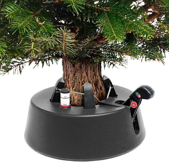 Christmas-World Christbaumständer, Modell Taunus, für Baumhöhe bis 2,25 m, Weihnachtsbaumständer Tan