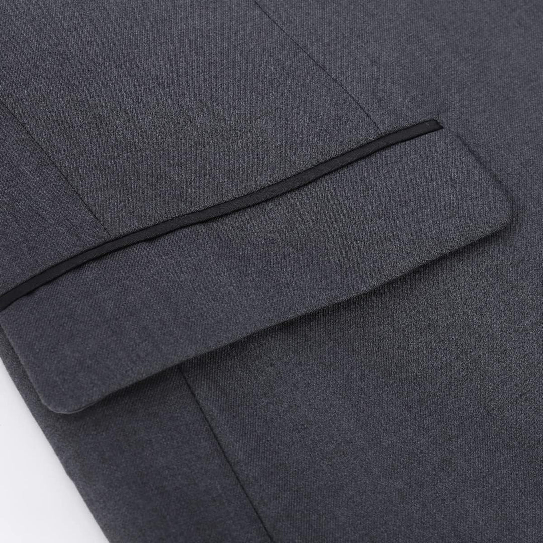 YOUTHUP Anzug Herren 2 Teilig Regular Fit Peak Lapel Anzüge 1 Knopf Hochzeit Herrenazug Hochzeit Sak