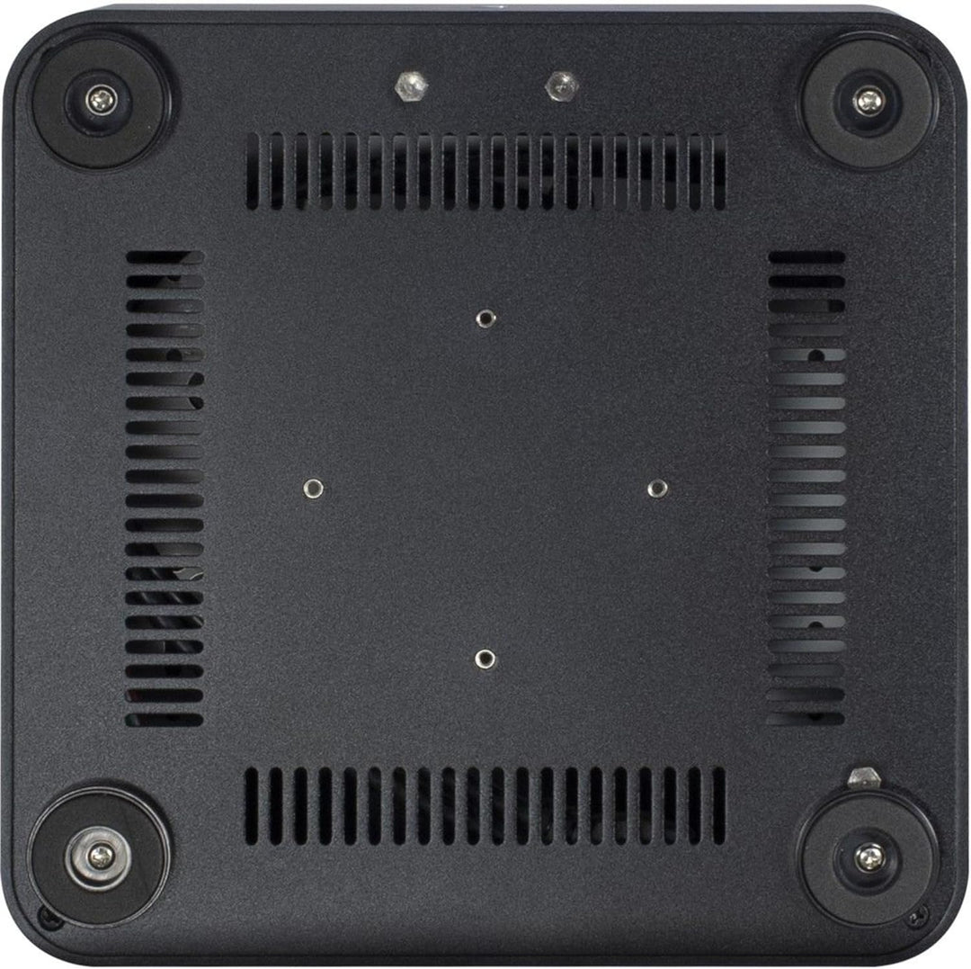 Inter-Tech ITX PC Gehäuse A80 mit 60 W Netzteil, schwarz