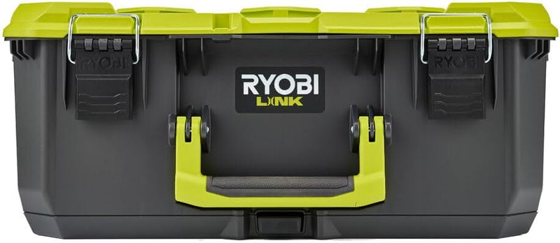 RYOBI LINK Aufbewahrungsbox RSL102 Werkzeugbox M (bis zu 36 kg Tragfähigkeit, Wasserdicht nach IP65)