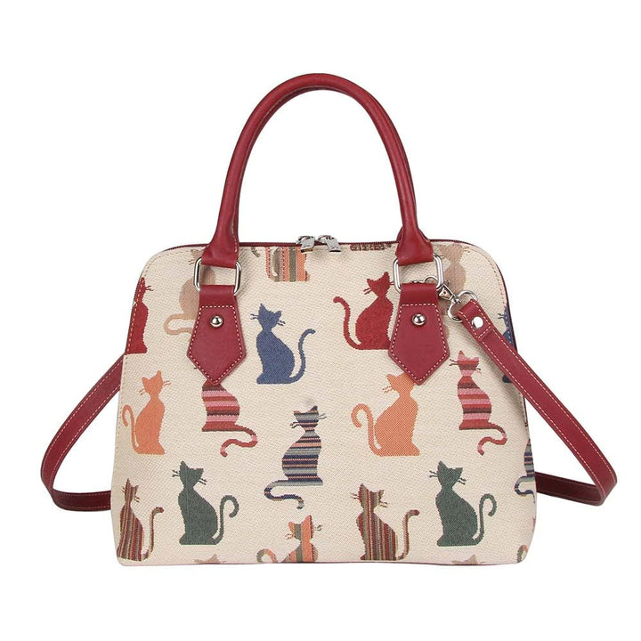 Signare Tapisserie Handtaschen Damen, Umhängetasche Damen, Schultertasche Damen mit Blumenmustern Fr