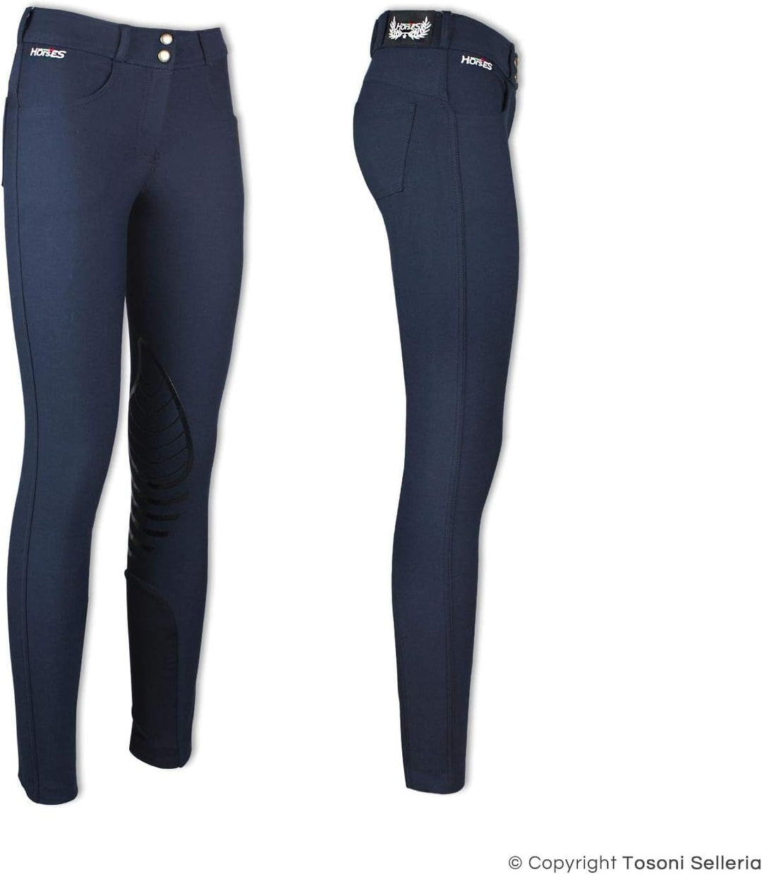 Horses "Aurora Damenhosen ITA 46 / DE 42 Blau, ITA 46 / DE 42 Blau