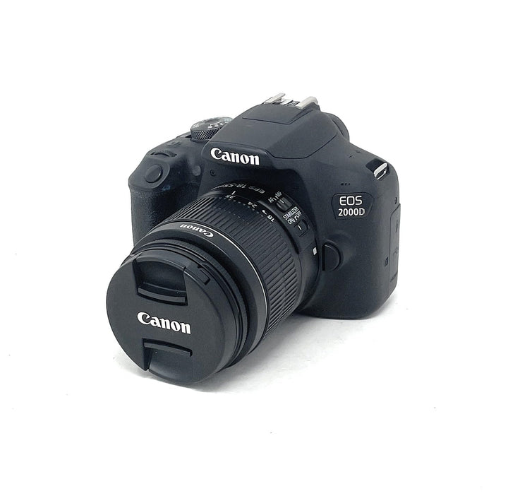 Canon EOS 2000D APS-C DSLR-Kamera mit EF-S 18-55mm Objektiv | 24,1 Megapixel, fest integrierter 3-Zo