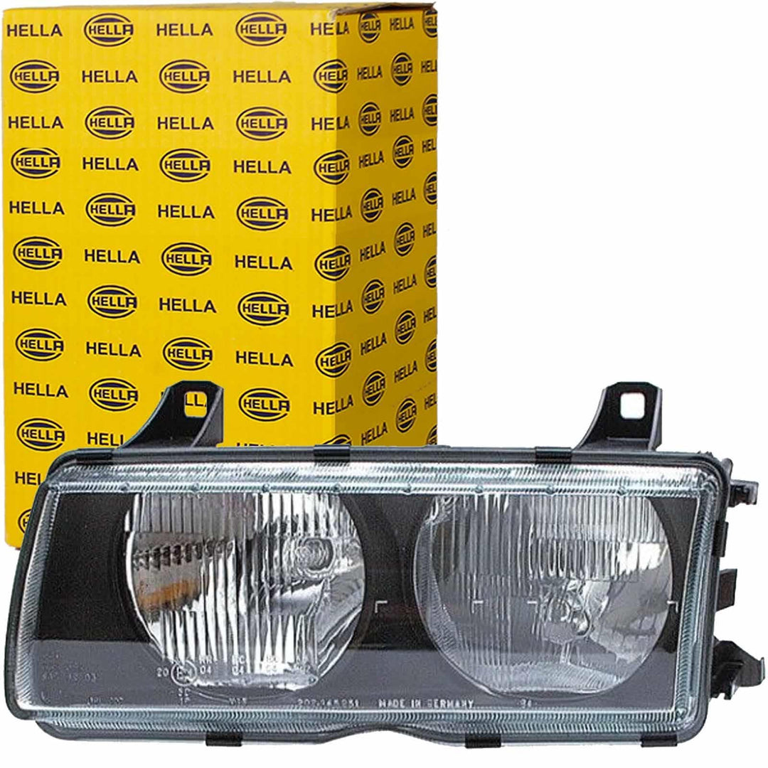 HELLA 1AJ 007 143-091 FF/Halogen-Hauptscheinwerfer - links - für u.a. BMW 3 Compact (E36), Links