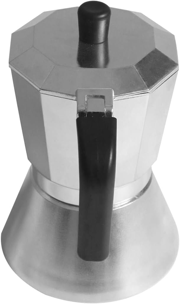 PINTINOX Capri Full Induction, Espressokocher für 6 Tassen aus Aluminium, geeignet für alle Herdarte