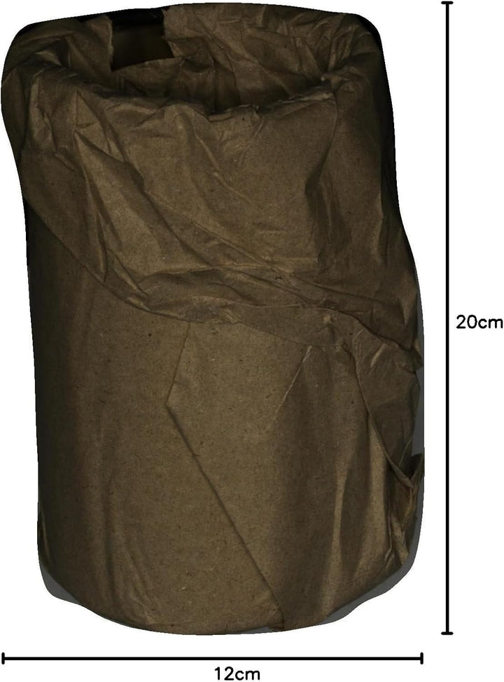 BarCraft Weinkühler, doppelwandiger Edelstahl Champagnerkühler, 12 x 20cm, gehämmertes Finish, Silbe