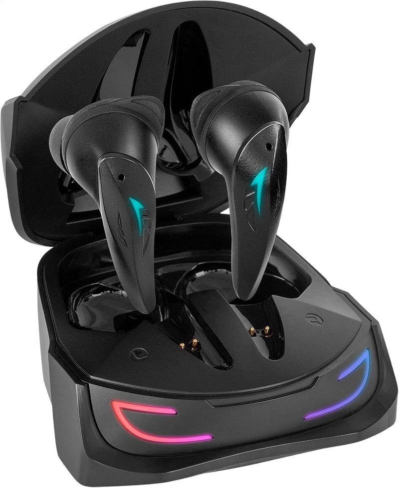 Mars Gaming MHI-ULTRA Schwarz, Wireless Headset TWS, RGB Flow, Bluetooth 5.3, Triple Geräuschunterdr