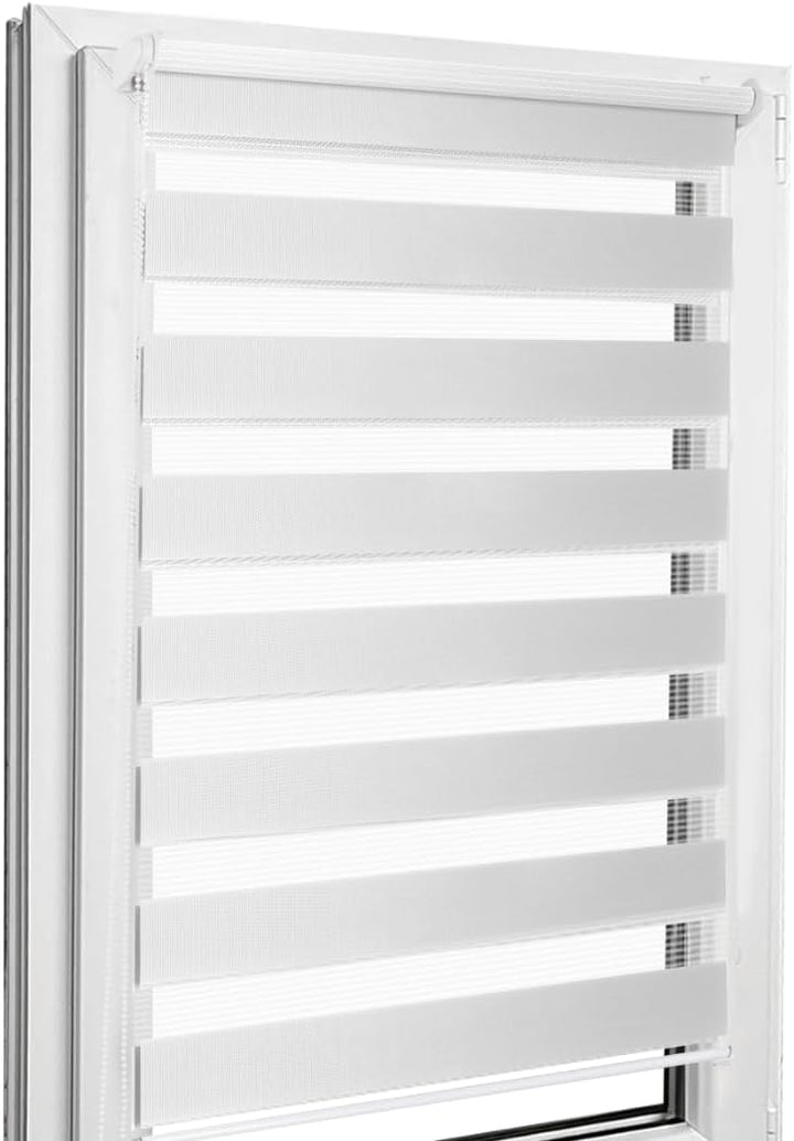 Home-Vision® DuoRollo Klemmfix, Doppelrollo ohne Bohren mit Klämmträgern, Rollos für Fenster und Tür