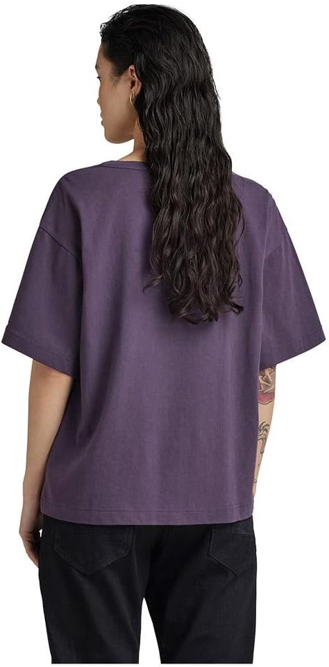 G-STAR RAW Damen Deep V Loose Top Tops M Violett (Carbonne Purple D23336-c336-0013), M Violett (Carb