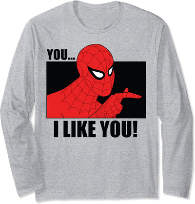 Marvel Spider-Man You I Like You Langarmshirt