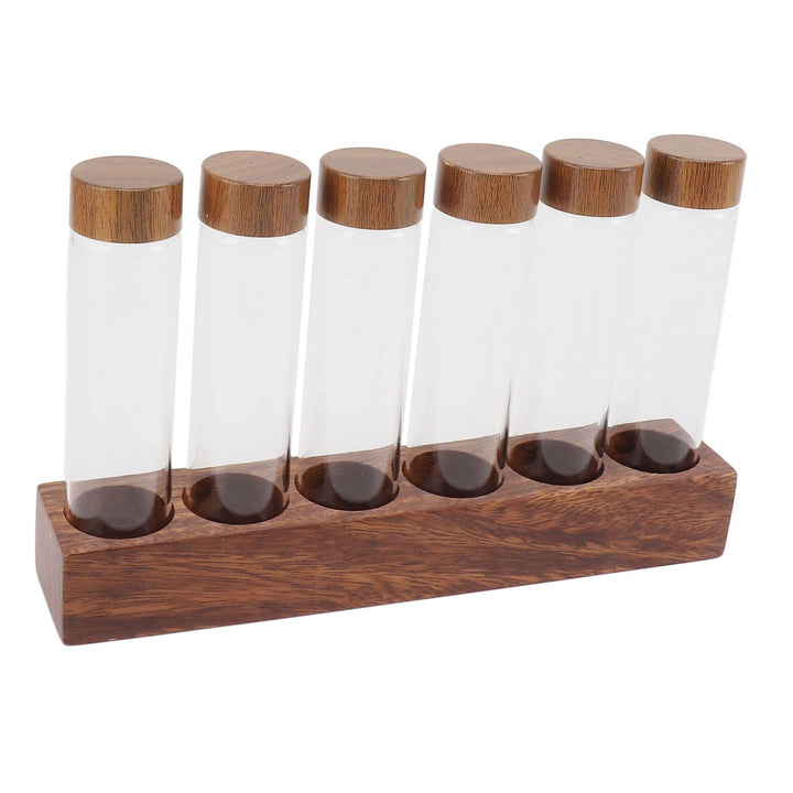 Kaffeebohnen-Aufbewahrungsröhrchen Einzeldosis, 6PCS oder 12PCS Kaffeebohnenkeller, Dosierglasfläsch