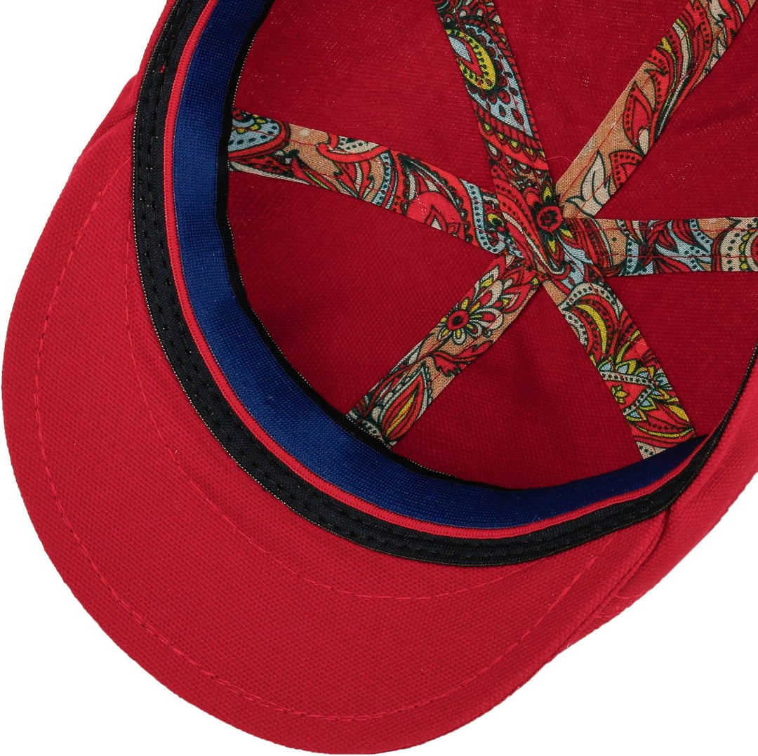 LIERYS Uni Cotton Flatcap - Klassische Form - Schiebermütze mit Stretchfutterband - Herren - Frühjah