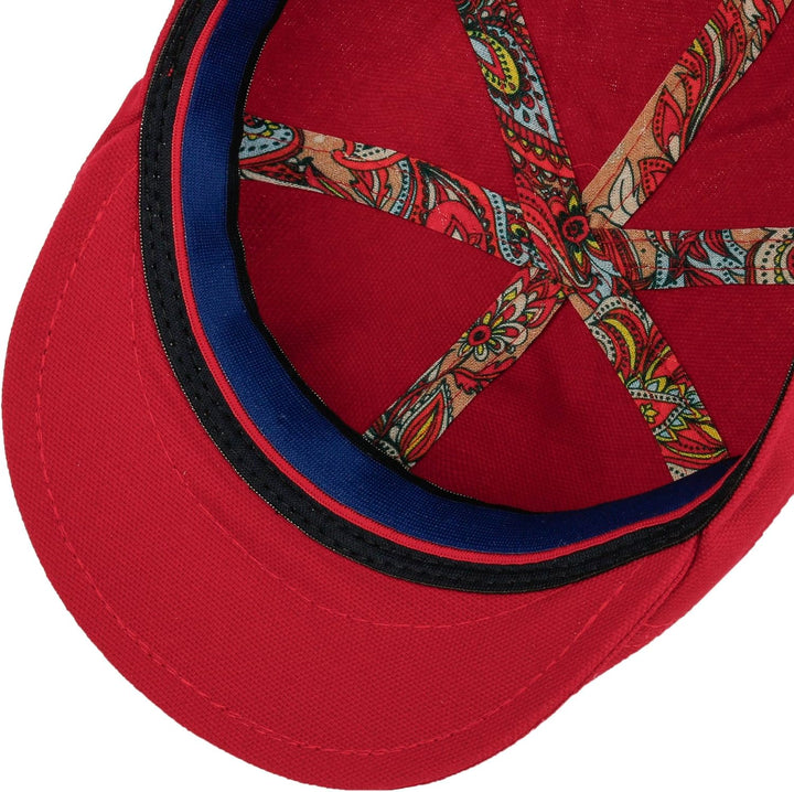 LIERYS Uni Cotton Flatcap - Klassische Form - Schiebermütze mit Stretchfutterband - Herren - Frühjah